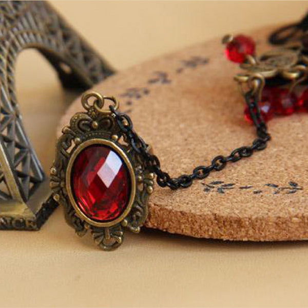 Red Rose Ring & Bracelet Set - FREE Shipping