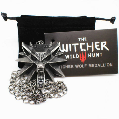 Witcher Wolf Pendant - FREE Shipping